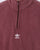 Adidas Originals Trefoil Half Zip Fleece Quiet Crimson
