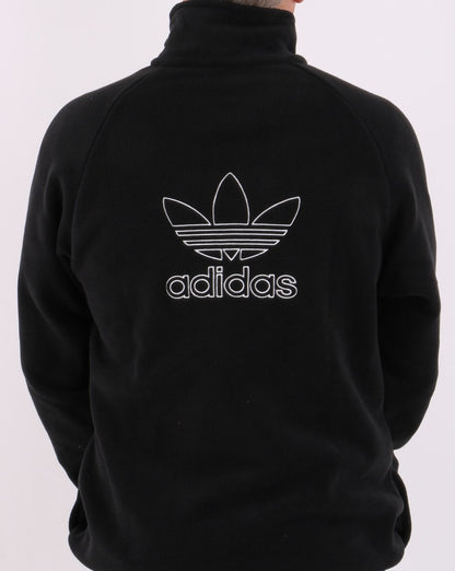 Adidas Originals Trefoil Half Zip Fleece Schwarz