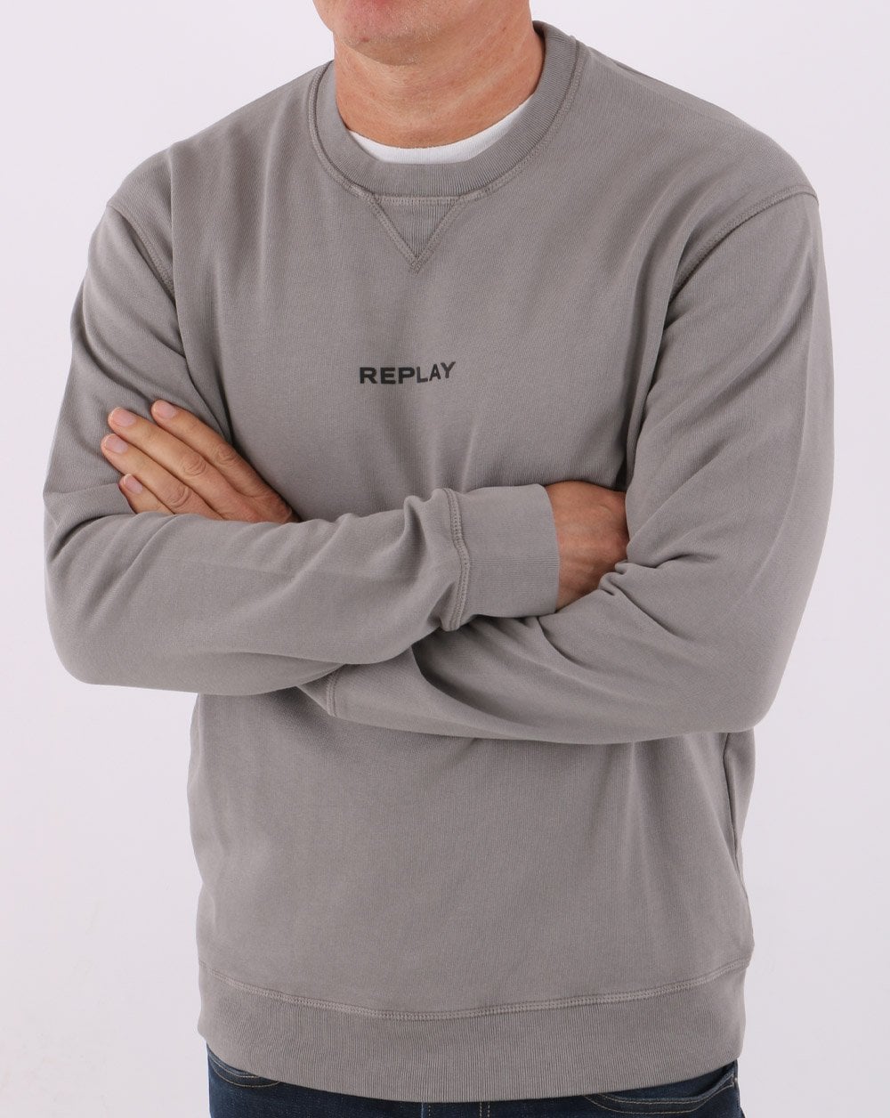 Replay Sweatshirt Grau