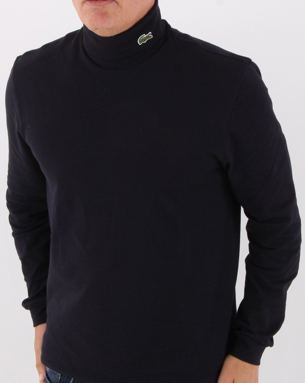 Lacoste Rollkragenpullover Marineblau