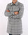 Trojan Prince of Wales Check Mac Grey- Black