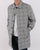 Trojan Prince of Wales Check Mac Grey- Black
