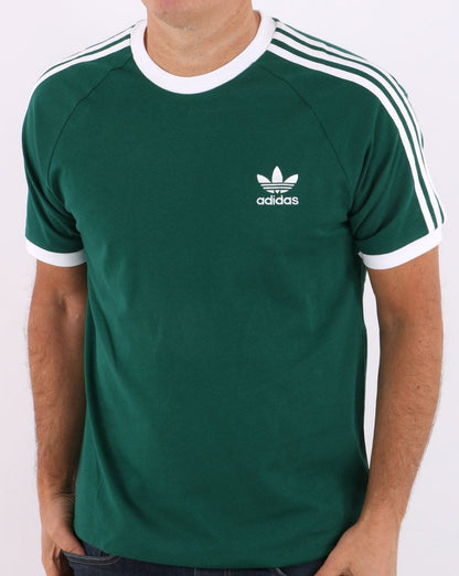 Adidas Originals 3-Streifen-T-Shirt Collegiate Green