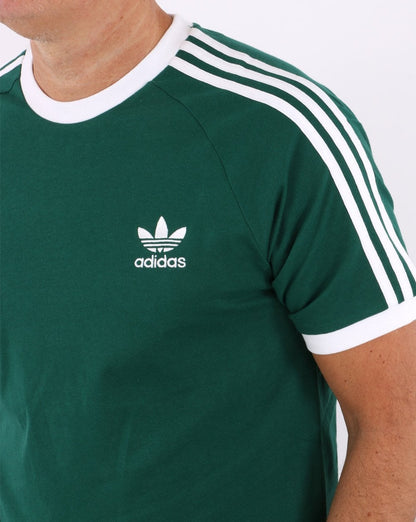 Adidas Originals 3-Streifen-T-Shirt Collegiate Green