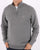 Gant Classic Cotton Half Zip Grey Marl