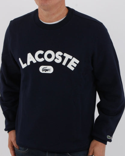 Lacoste Logo Sweatshirt Marineblau
