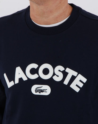 Lacoste Logo Sweatshirt Marineblau