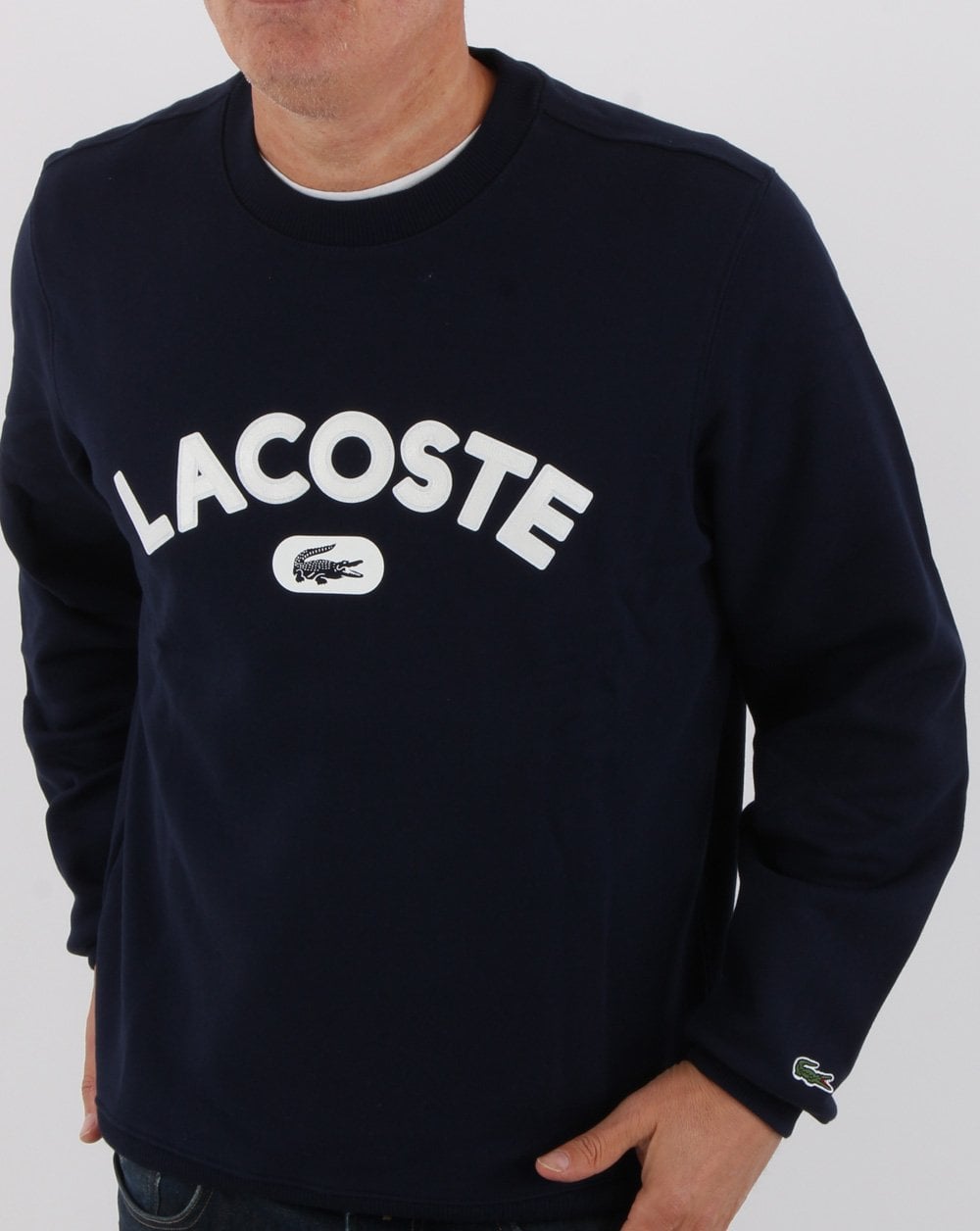 Lacoste Logo Sweatshirt Navy