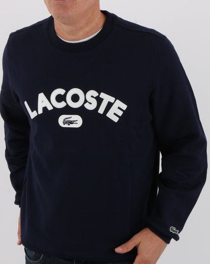 Lacoste Logo Sweatshirt Marineblau