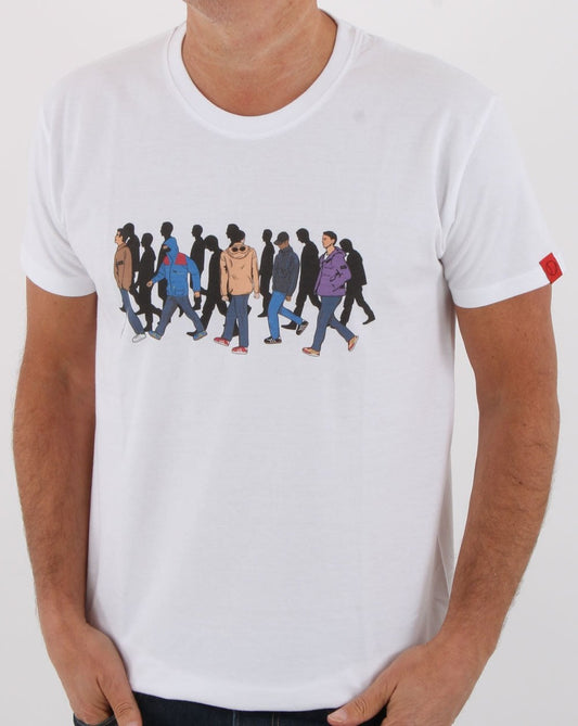 80s Casuals Saturday 3pm KO T-Shirt Weiß