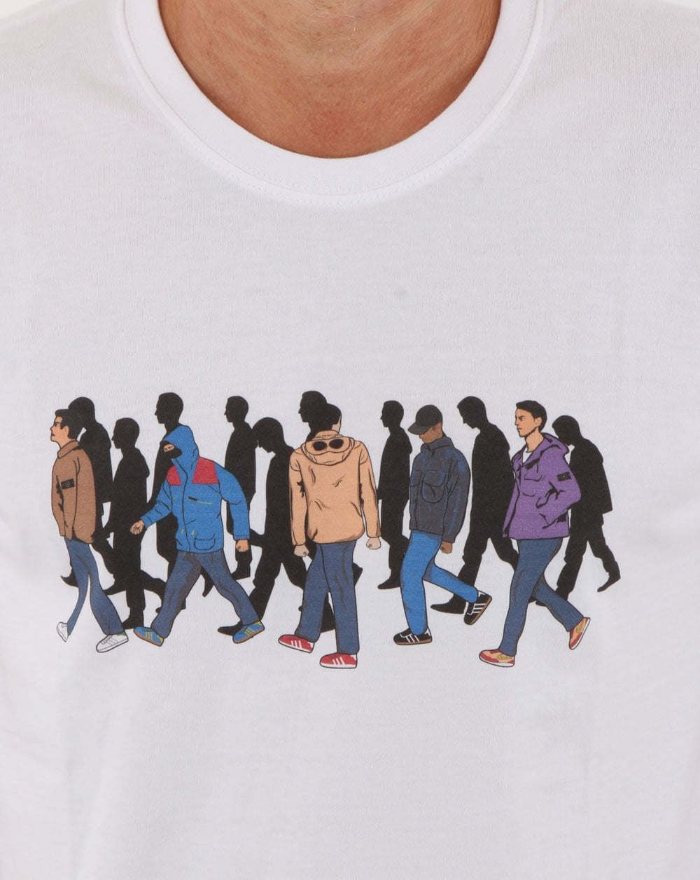 80s Casuals Saturday 3pm KO T-Shirt Weiß