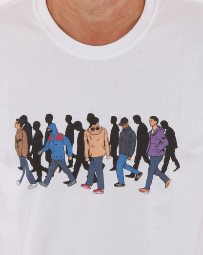 80s Casuals Saturday 3pm KO T-Shirt Weiß
