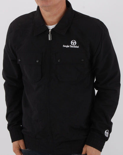 Sergio Tacchini New Devonte Overshirt Schwarz/Weiß