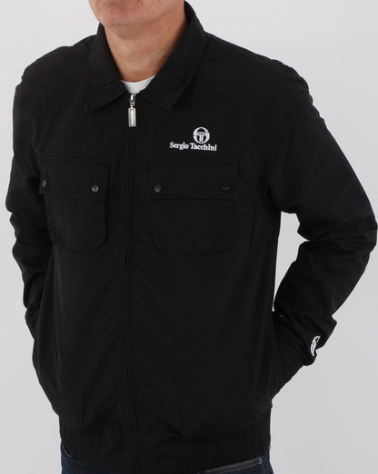 Sergio Tacchini New Devonte Overshirt Schwarz/Weiß