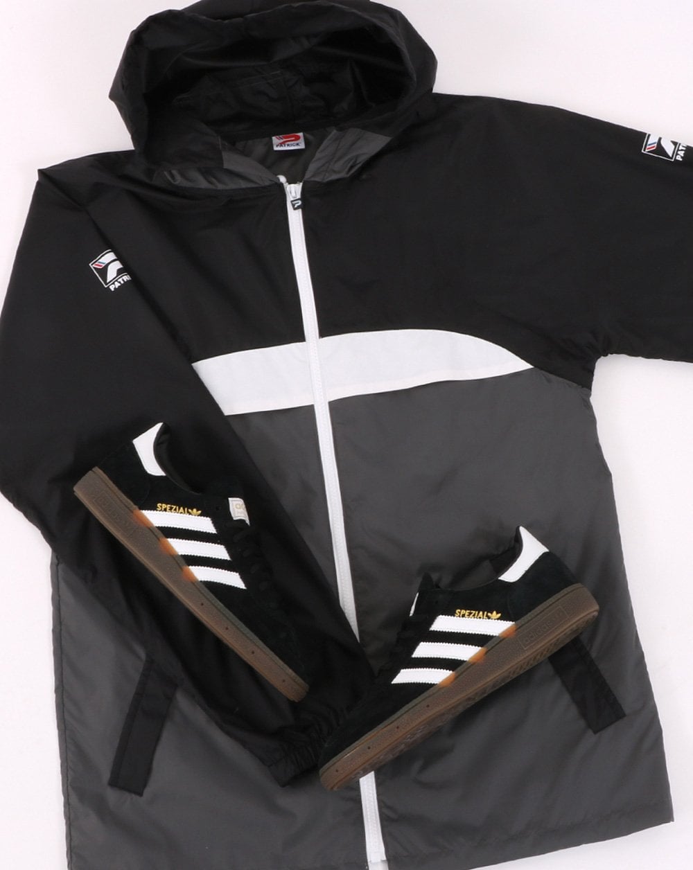 Patrick Classic Cagoule Schwarz/Grau