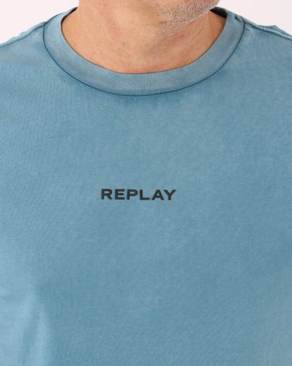 Replay T-Shirt Kobaltblau