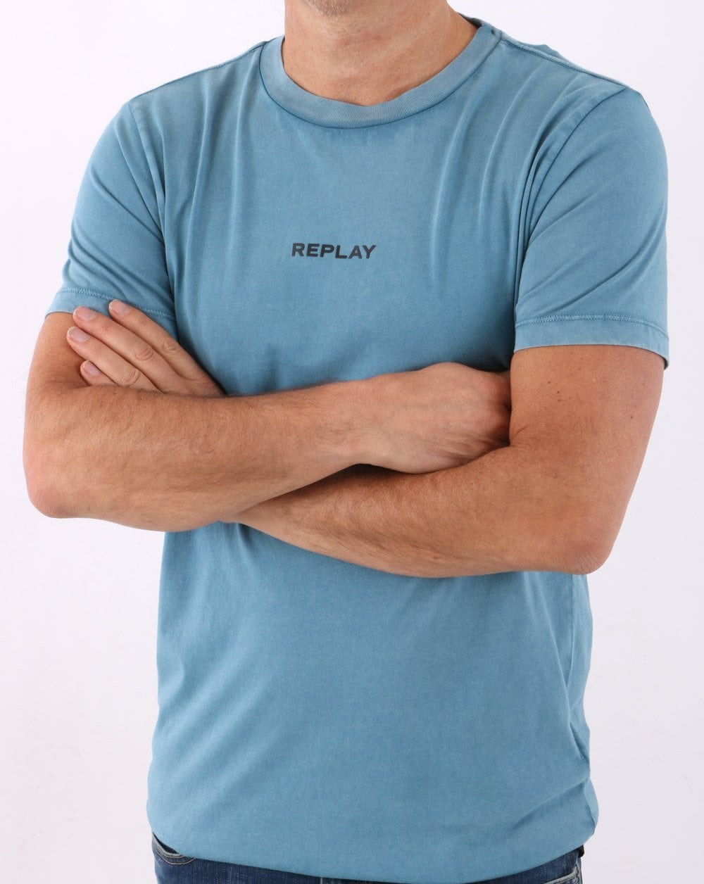 Replay T-shirt Cobalt Blue