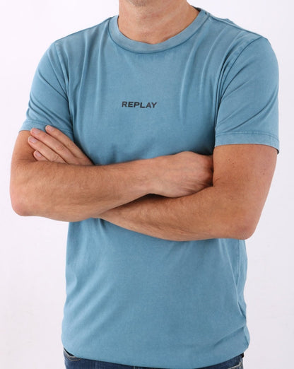 Replay T-Shirt Kobaltblau