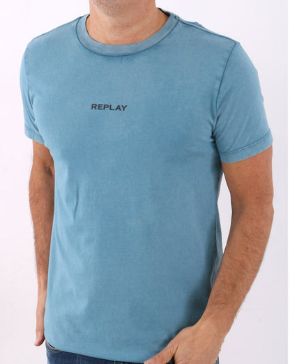 Replay T-Shirt Kobaltblau