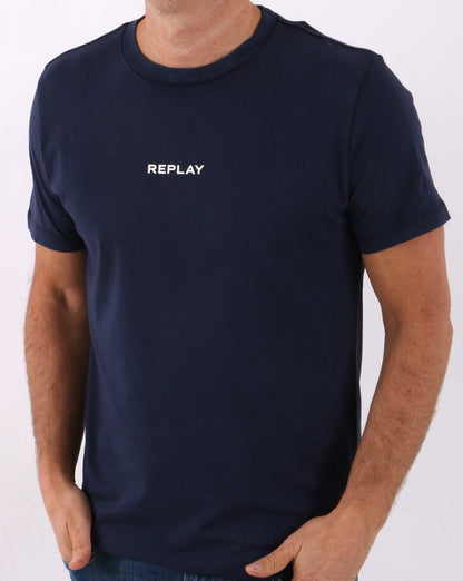 Replay T-Shirt Marineblau
