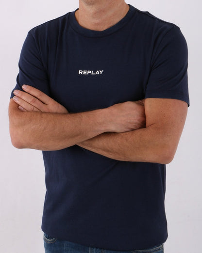 Replay T-Shirt Marineblau