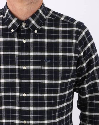 Barbour Fellfoot Karohemd Dunkelmarine