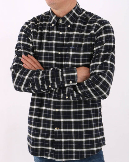 Barbour Fellfoot Karohemd Dunkelmarine