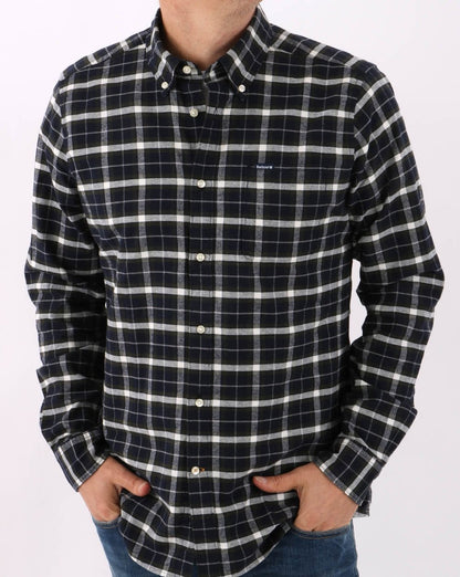 Barbour Fellfoot Karohemd Dunkelmarine