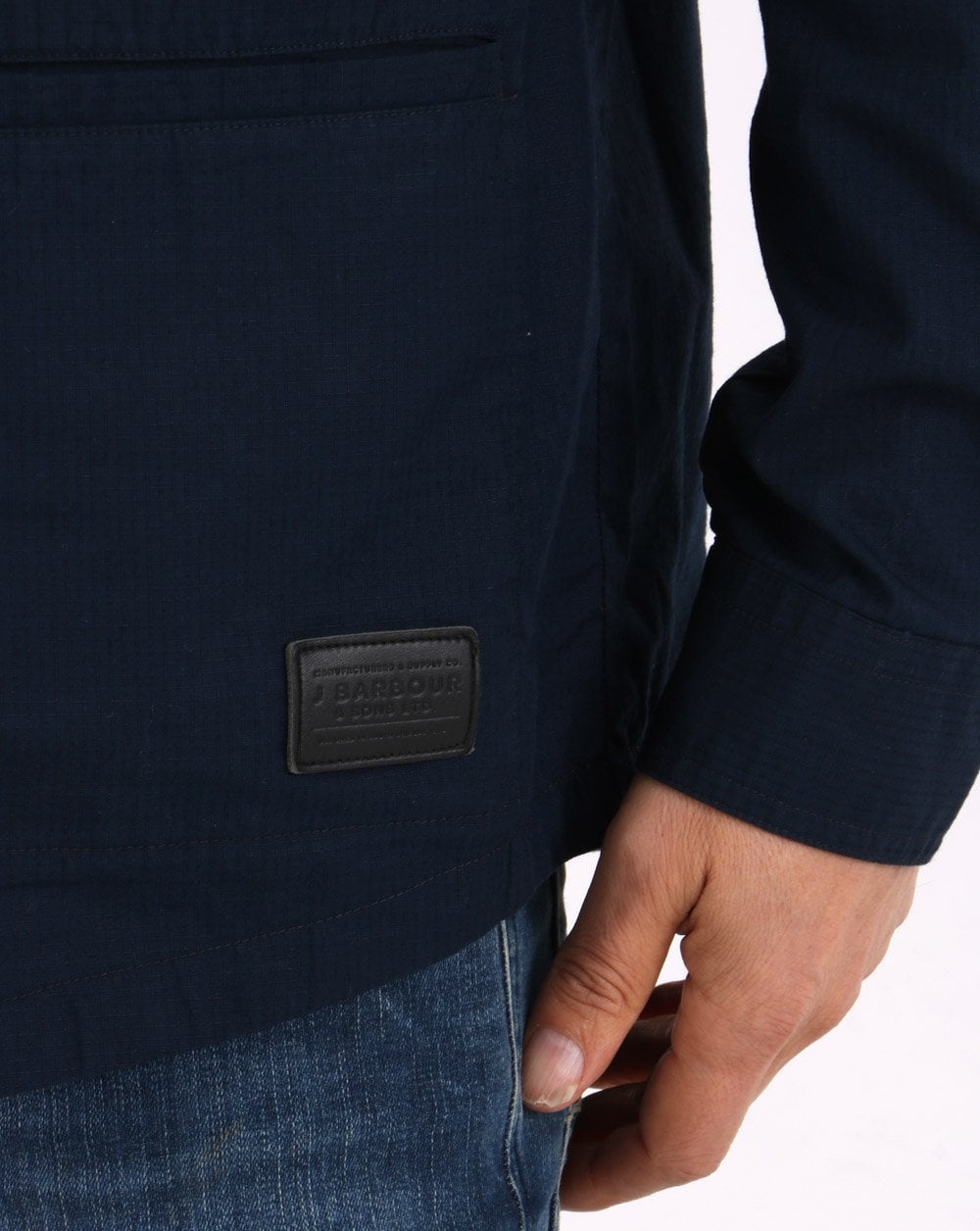 Barbour Murton Überhemd Marineblau