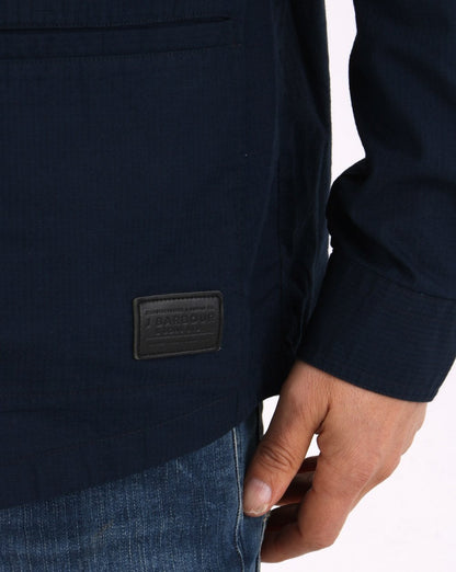 Barbour Murton Überhemd Marineblau