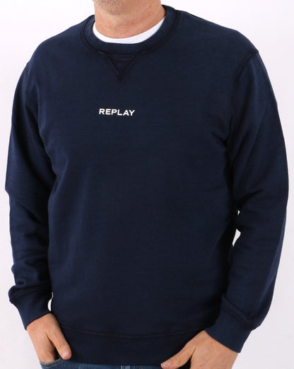 Replay Sweatshirt Marineblau
