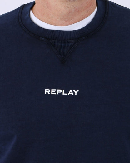 Replay Sweatshirt Marineblau