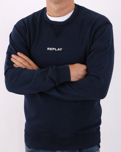 Replay Sweatshirt Marineblau