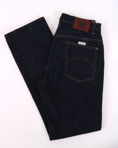 Pretty Green – Straight Fit Jeans in dunkler Waschung