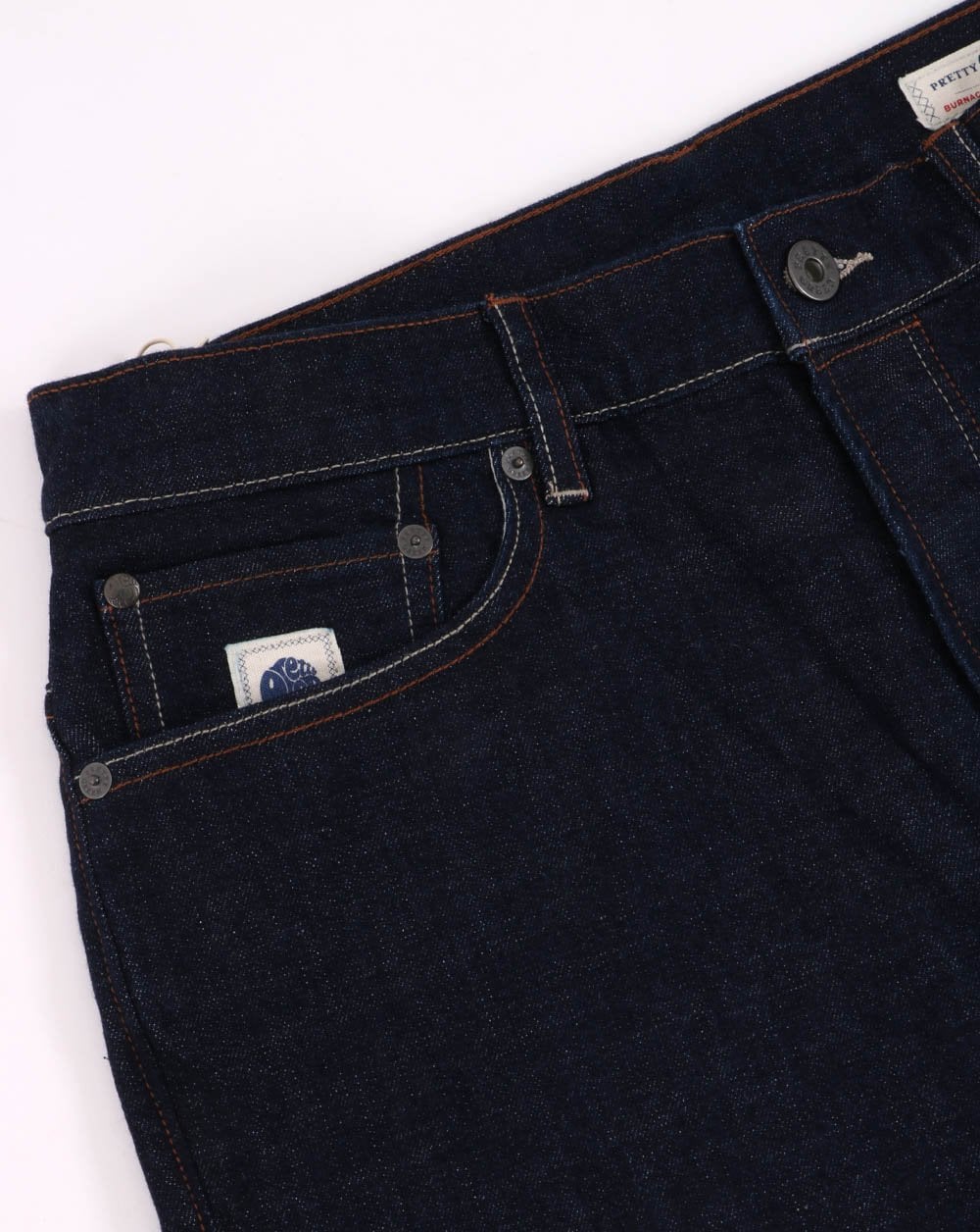 Pretty Green – Straight Fit Jeans in dunkler Waschung