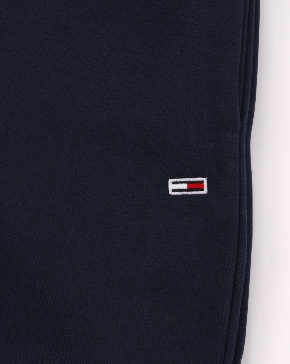 Tommy Jeans – Schmale Fleece-Trainingshose in Twilight Navy