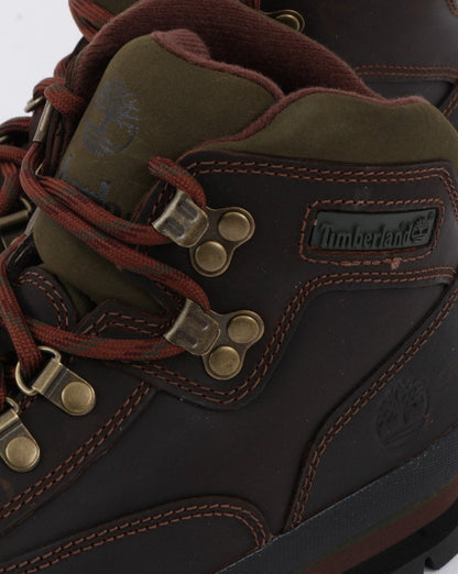 Timberland Euro Leder Wanderstiefel Mittelbraun