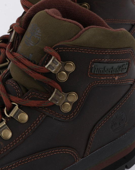 Timberland Timberland Euro Leder Wanderstiefel Mittelbraun