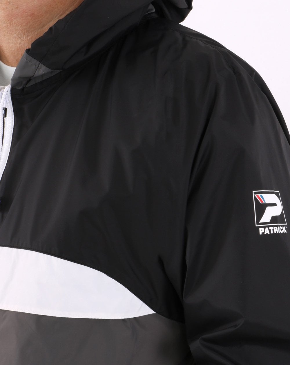 Patrick Classic Cagoule Schwarz/Grau