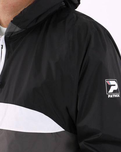 Patrick Classic Cagoule Schwarz/Grau
