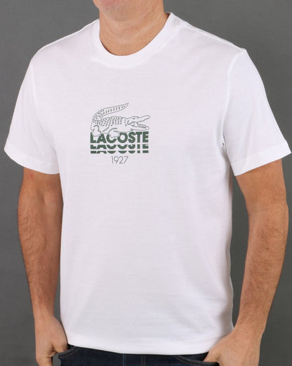 Lacoste Logo T-Shirt Weiß