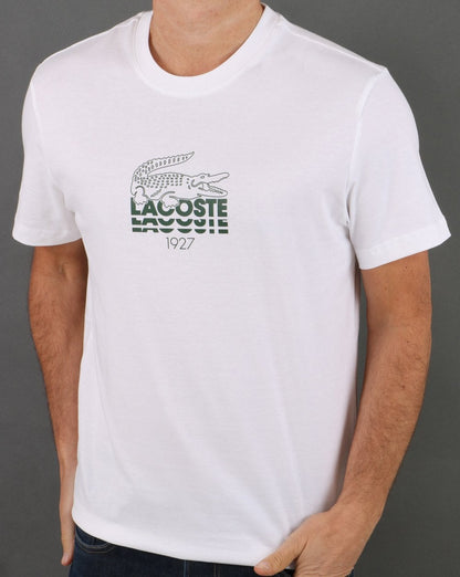 Lacoste Logo T-Shirt Weiß