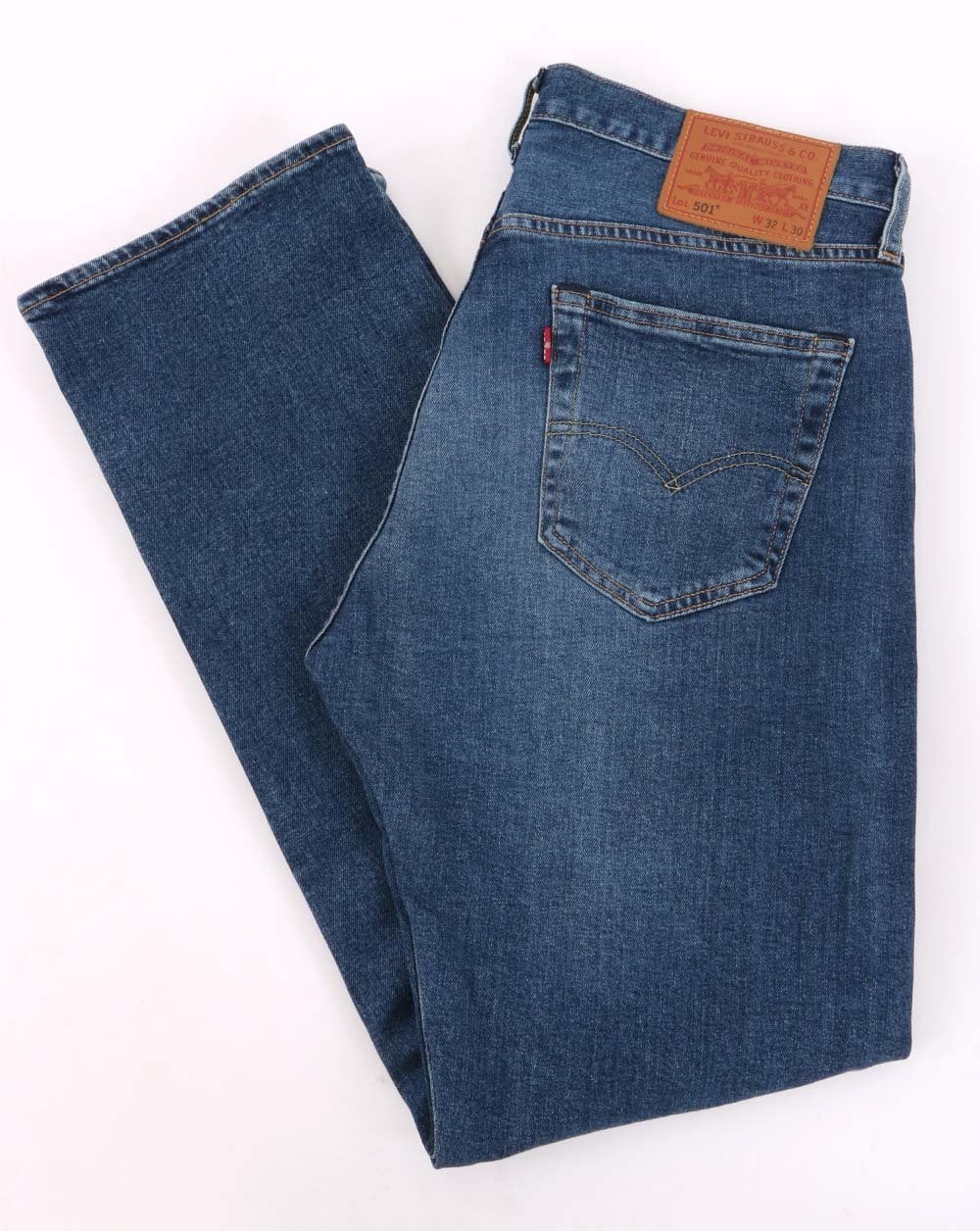 Levi's – 501 Original – Jeans in Bubbles-Blau