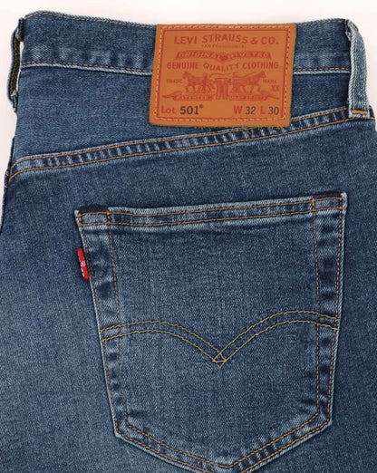 Levi's – 501 Original – Jeans in Bubbles-Blau