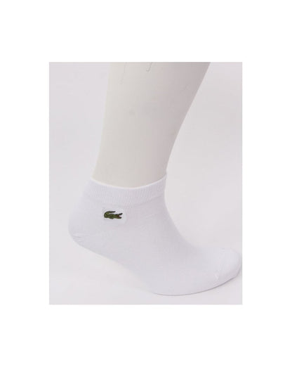 Lacoste Sport – Niedrig geschnittene Socken im Dreierpack, Weiß