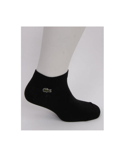 Lacoste Sport – Niedrig geschnittene Socken im Dreierpack in Schwarz