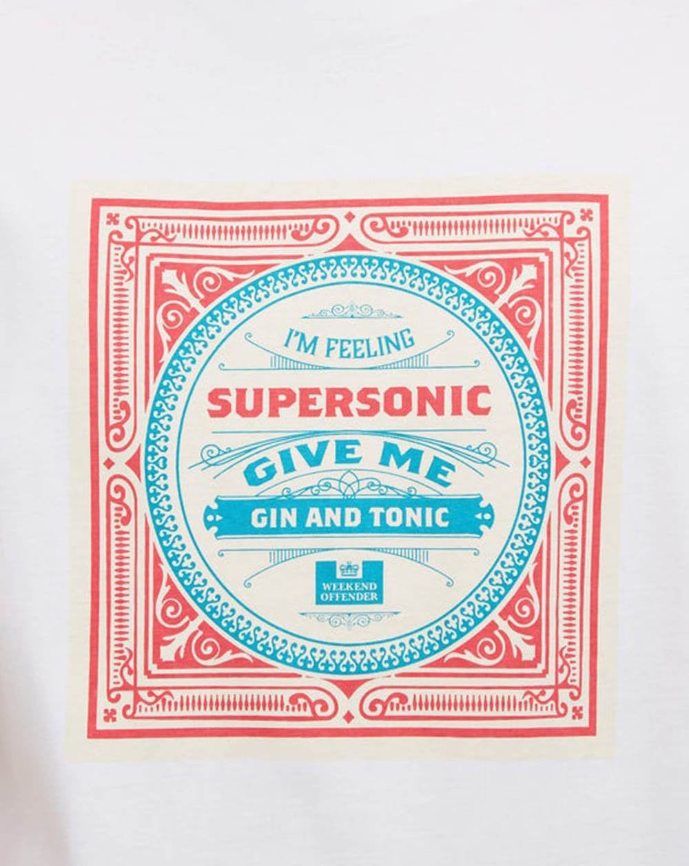 Weekend Offender Supersonic T-Shirt Weiß