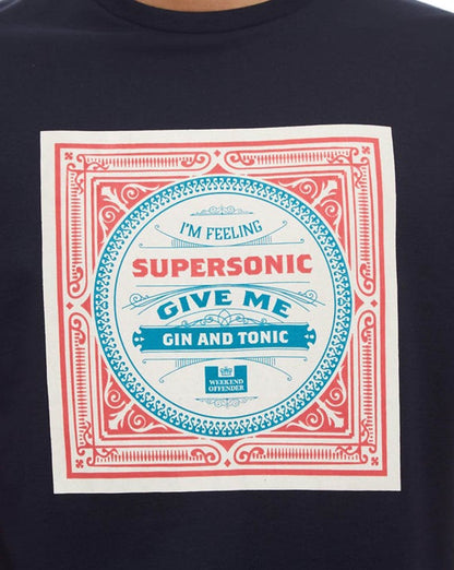 Weekend Offender Supersonic T-Shirt Marineblau