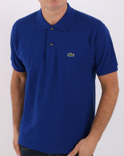 Lacoste – Klassisches Poloshirt in Cosmic Blue