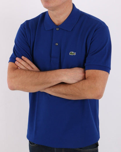 Lacoste – Klassisches Poloshirt in Cosmic Blue